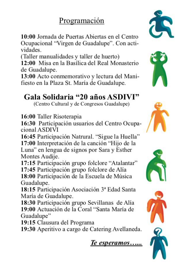 Día internacional de las personas con discapacidad 2018 - Guadalupe (Cáceres) 2