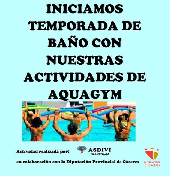 Iniciamos temporada de baño con nuestras actividades de aquagym 2019