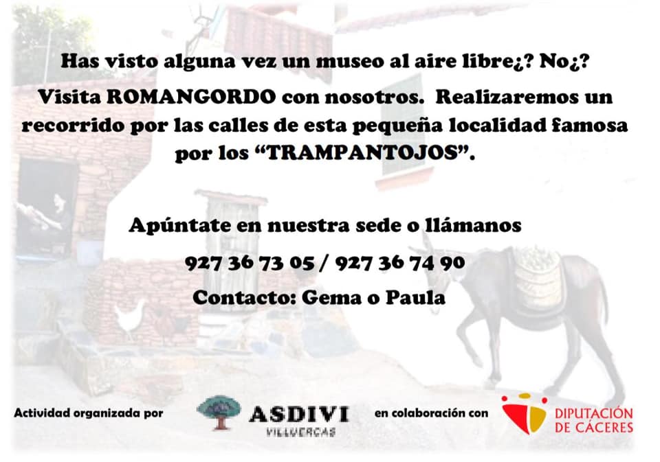 Visita Romangordo con nosotros 2019