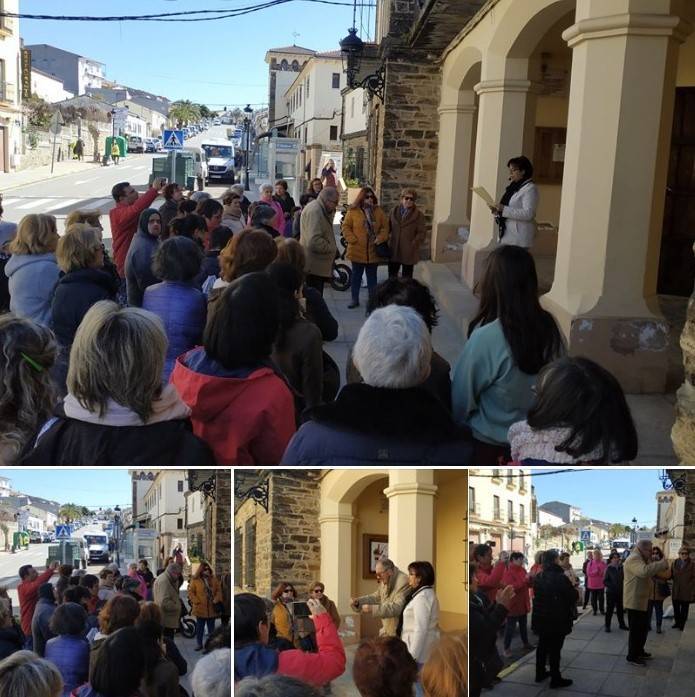 Participando en la marcha por la igualdad de derechos de las mujeres 2020