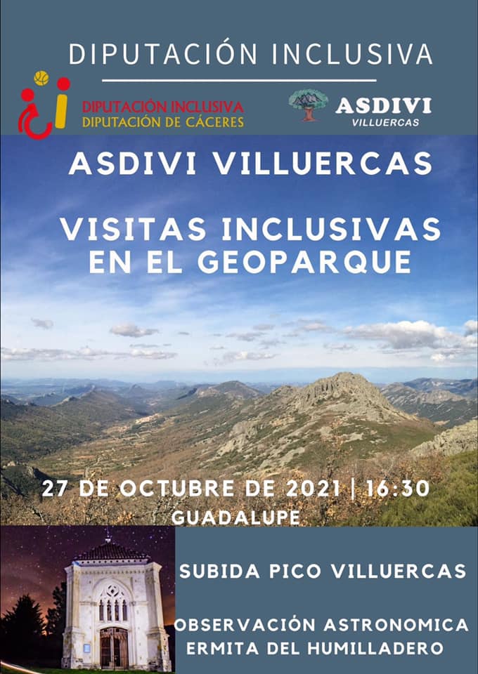 Visita inclusiva subida al Pico Villuercas (2021)