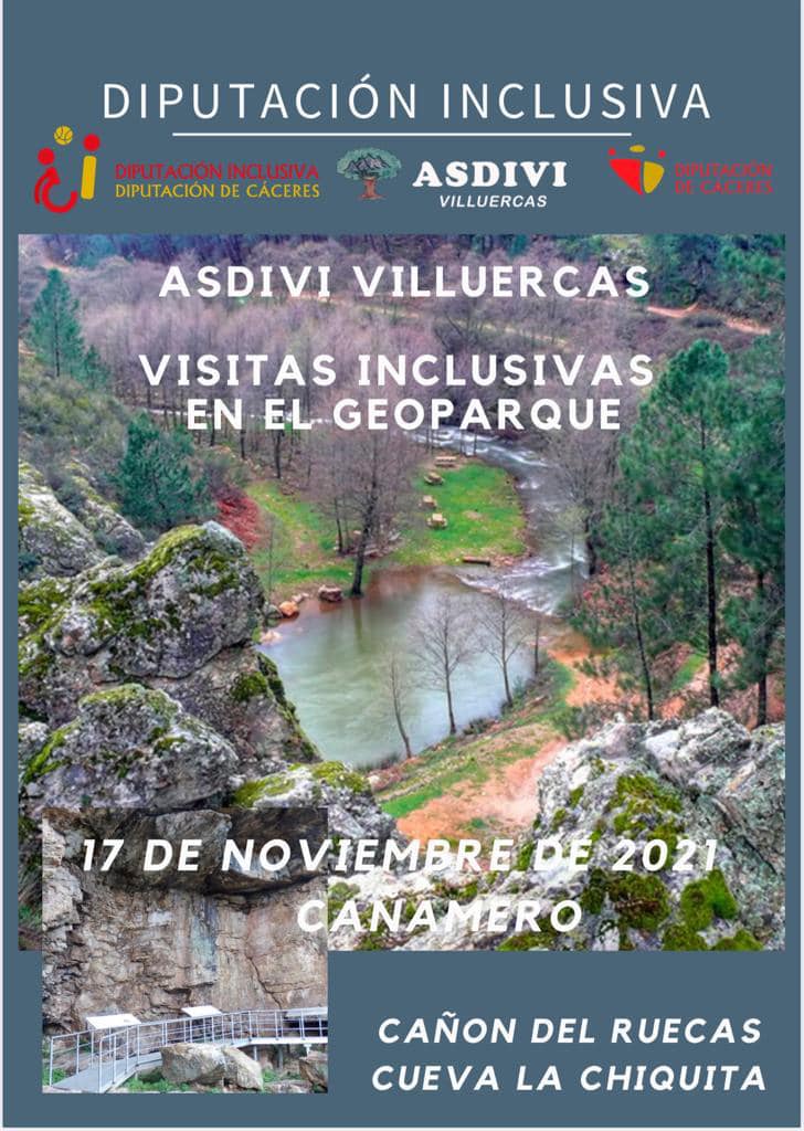 Visita inclusiva al cañón del Ruecas y a la cueva La Chiquita (2021)