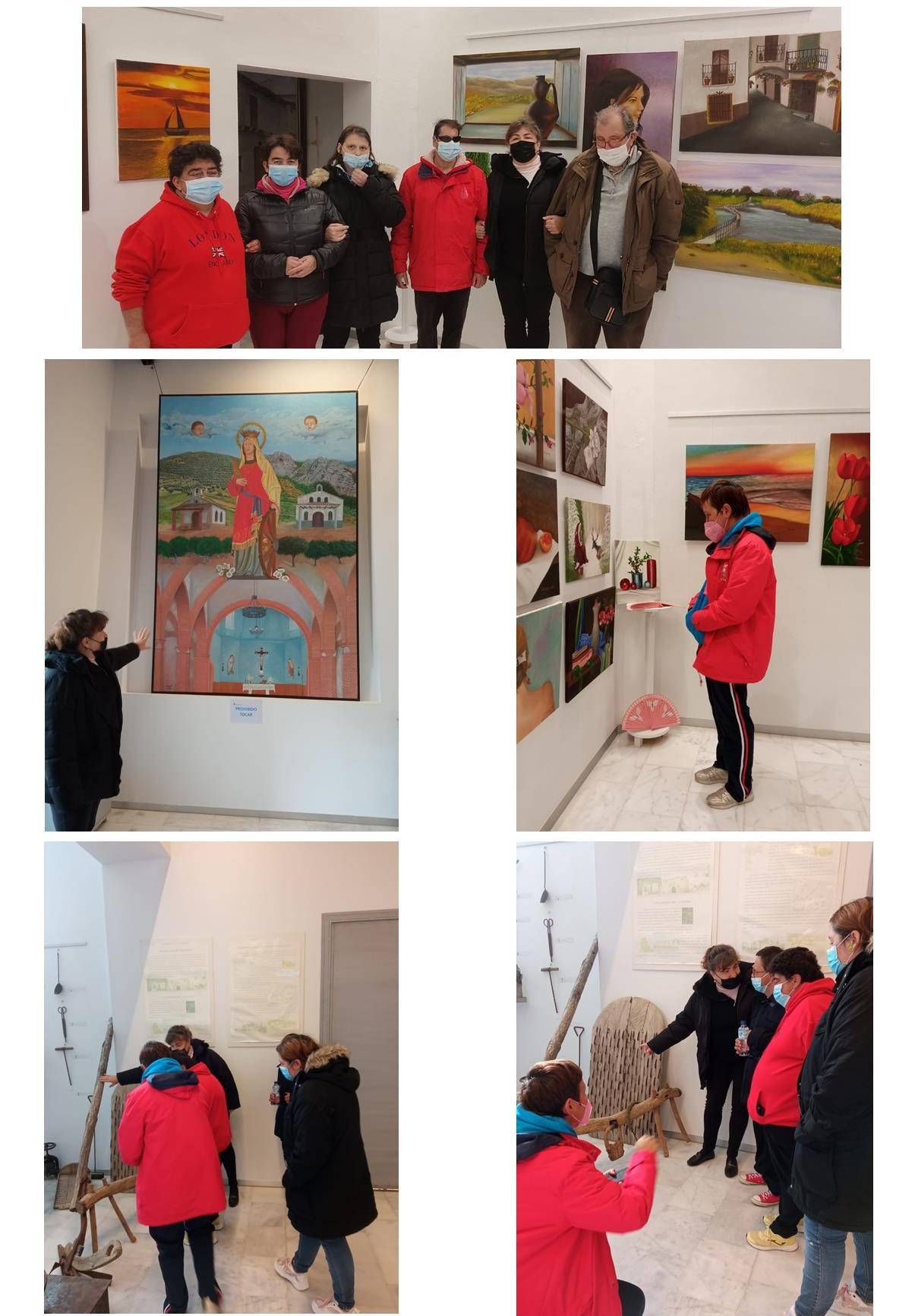 Visitamos la exposición de pintura de Pilar Porras en Alía (2021)