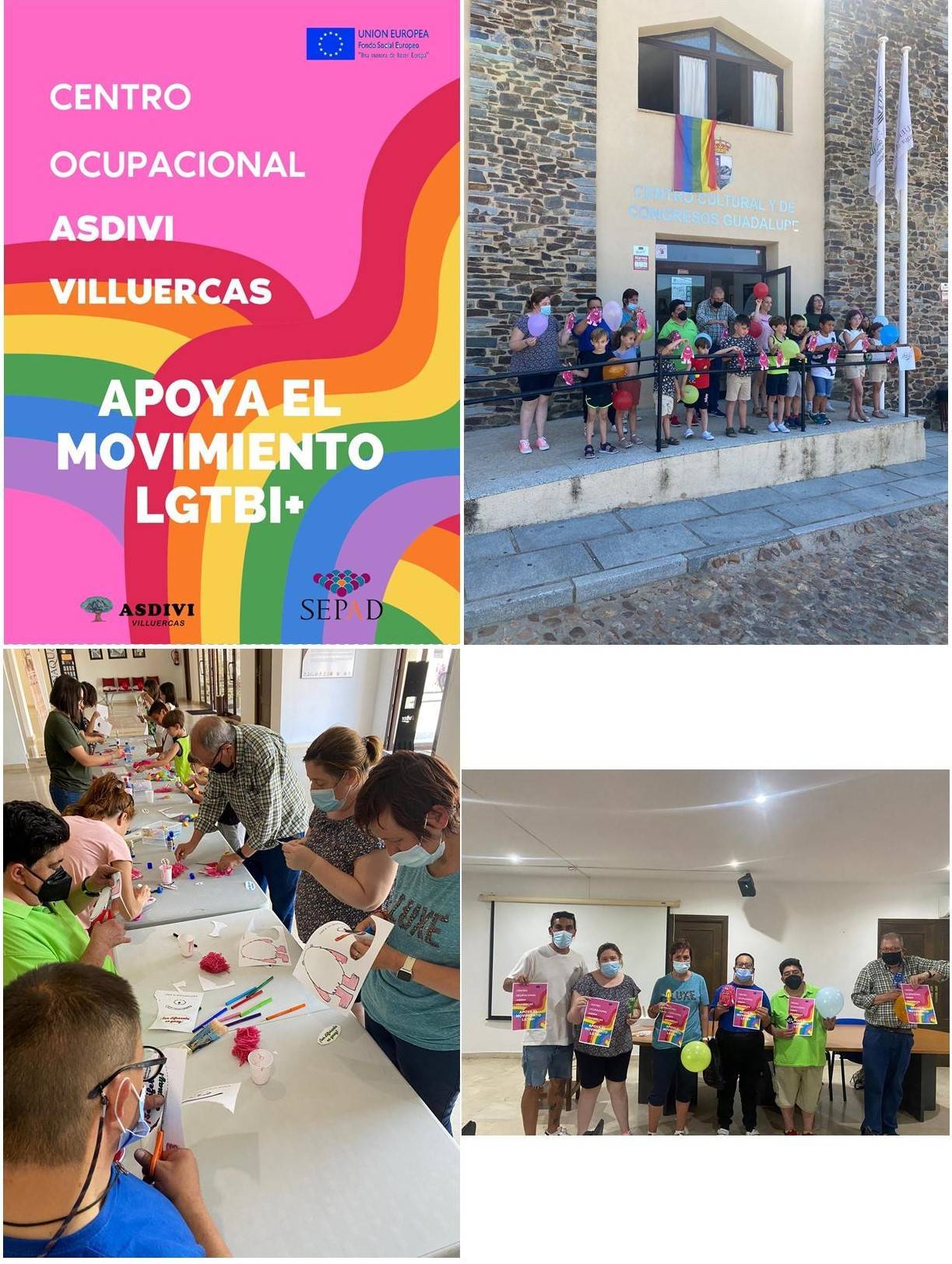 Actividades sobre el apoyo al movimiento LGTBI+ (2022)