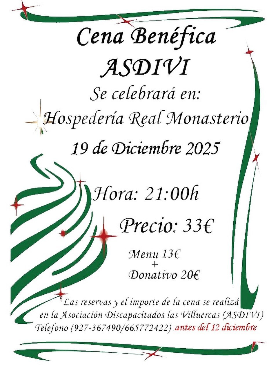 Cena benéfica de ASDIVI (2025)